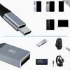 USB C To USB 2.0 OTG Adapter with PD60W Charging Port and Fast Data Transfer for Type C Devices