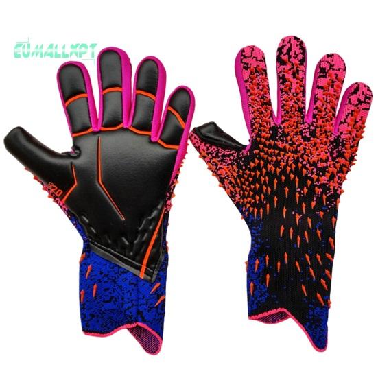 1 Pair Soccer Goalie Gloves Wear-resistant Impact Resistant Non-slip Texture Breathable Strong Grip Goalkeeper Gloves Goalie Gloves Sports Supplies