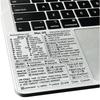 Для Mac Windows Наклейки з гарячими клавішами Word Excel Прозорі наклейки Графічні літери Захисна наклейка для ноутбука Швидка навігація