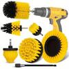 5/7pcs Electric Brush Attachment Set Power Drill Scrub Brush Wash Clean Tool With For Cleaning Car Washing Grout Carpet Floor