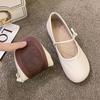 Summer Round Toe Ladies Footwear Mary Jane Women's Flat Shoes 2025 Low Price Comfortable Fashion Elegant Dress Shoe Wholesale