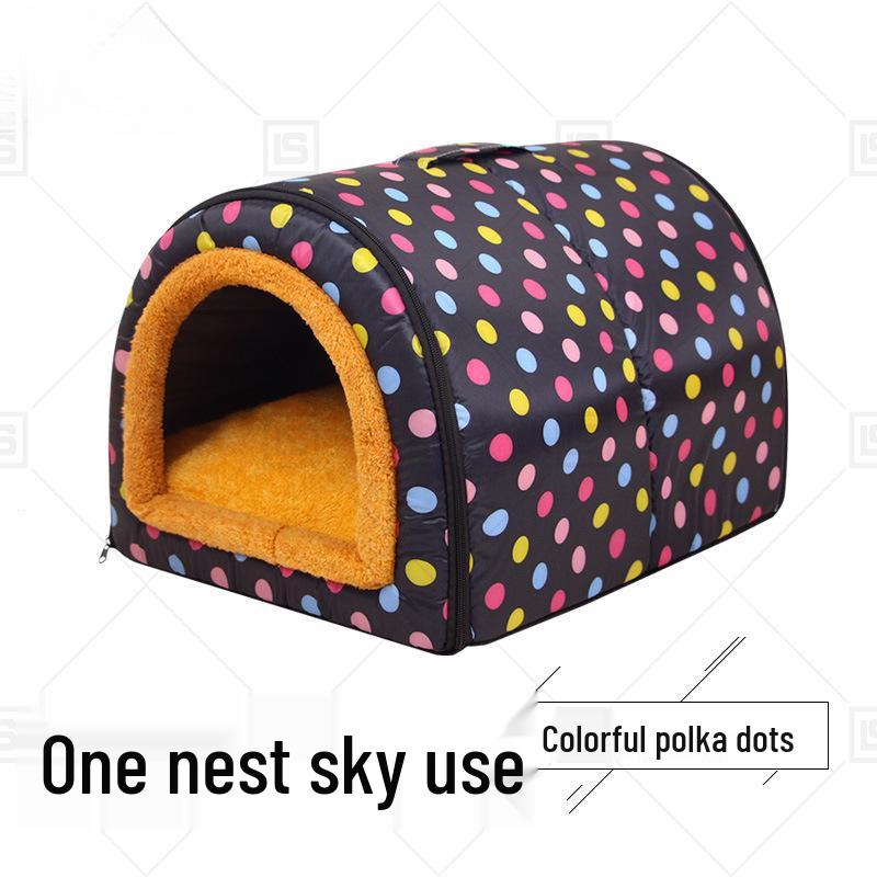 Waterproof Outdoor Pet House: Rainproof, All-Season Shelter for Cats & Dogs