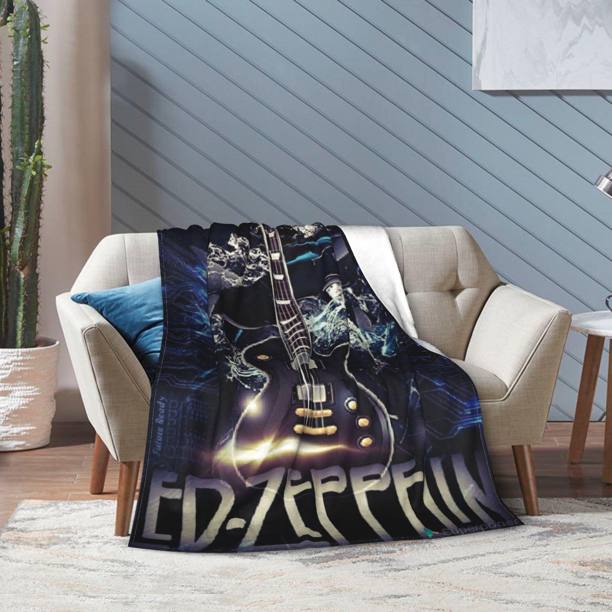 

L-LedS Z-Zeppelin-ES rock band Throw Blanket for Couch Fuzzy Plush Blanket 50x60 Inches Multi-size Bedspread for All Seasons 75x90cm