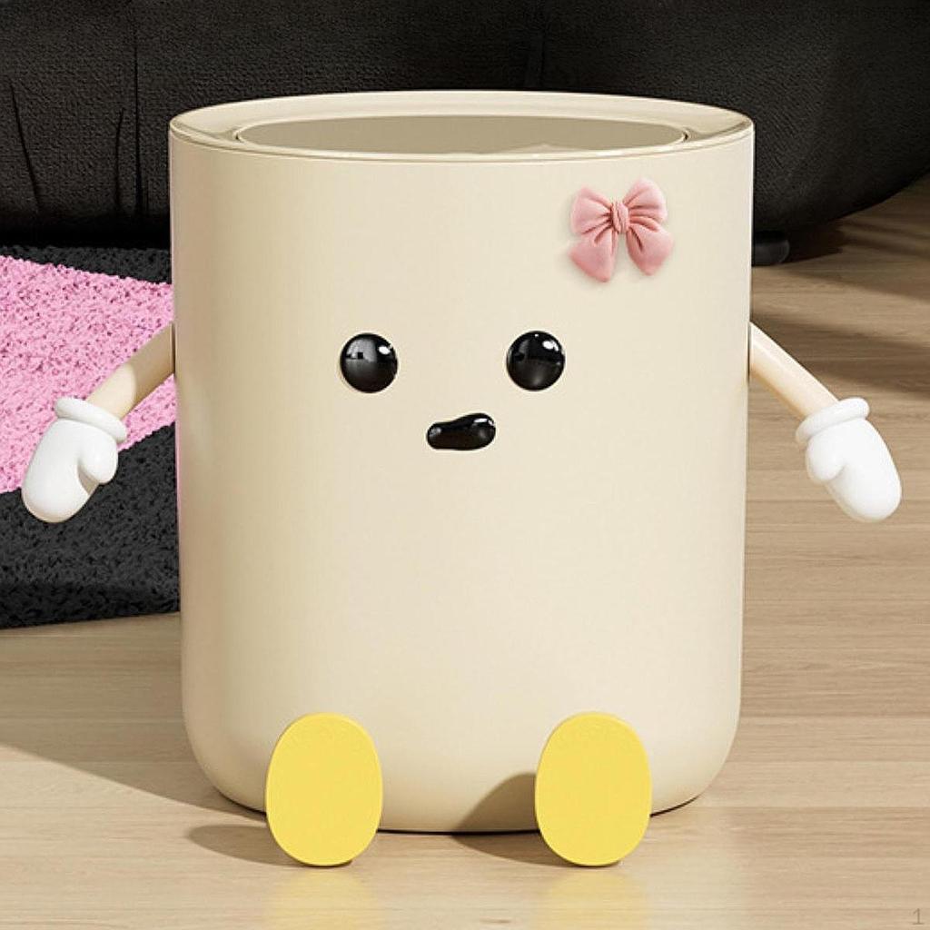 Uroczy kosz na śmieci, przenośny, kreatywny, nowoczesny, praktyczny do domu