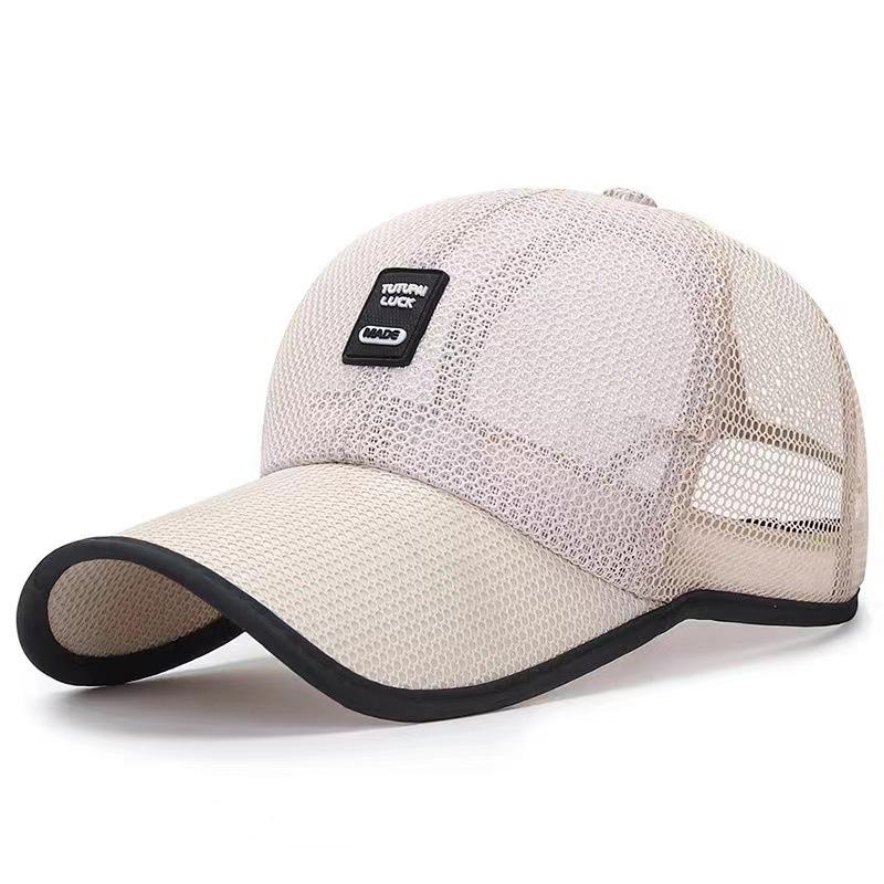 Men's Breathable Mesh Sun Protection Baseball Cap - Casual Summer Fashion