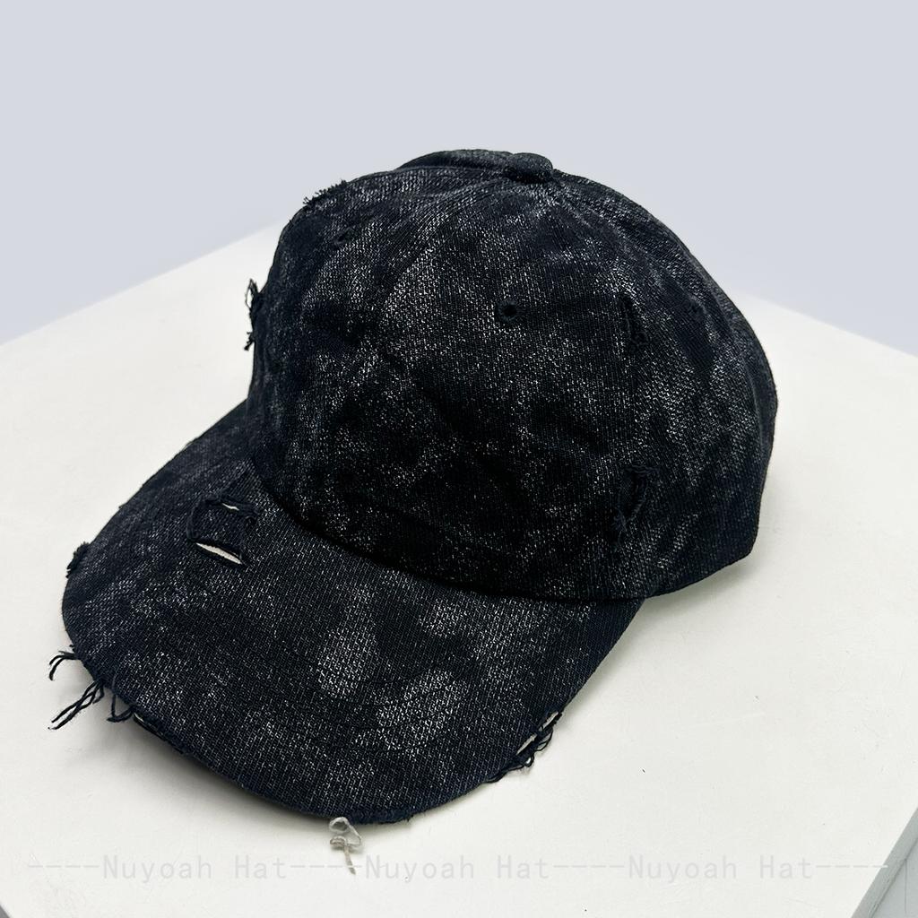 New Men Women Bandhnu Broken Style Solid Baseball Hats Sunshade Street Versatile Distress Peaked Caps Personal Fashion Outdoor