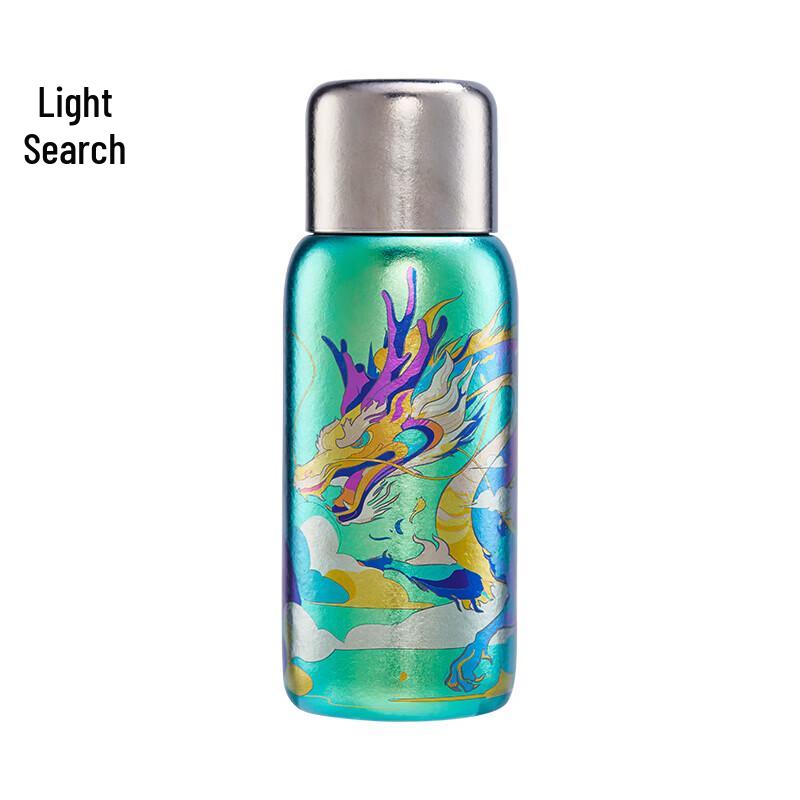 Auspicious Azure Dragon Pure Titanium Thermos Cup