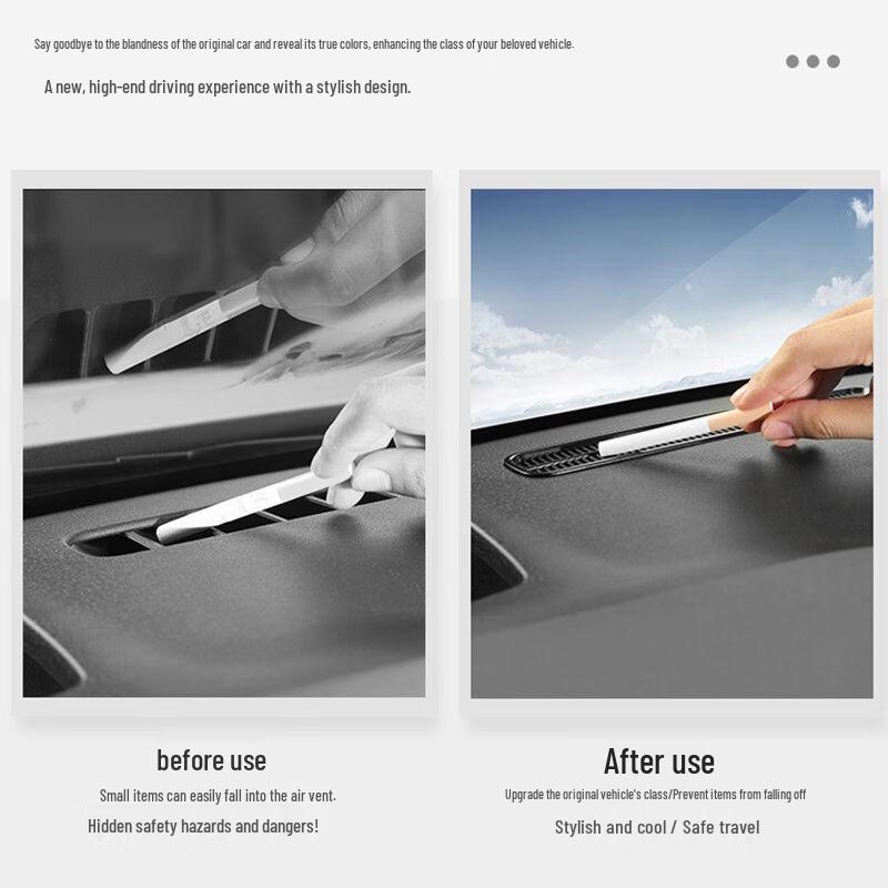 NIO ET7 Dashboard Air Vent Anti-Clogging Cover for Interior Modification