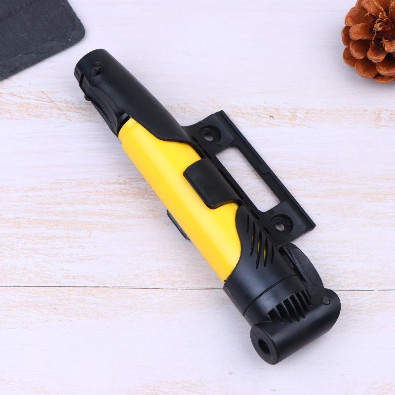 Portable Mini Bike Pump With Bracket Hand Cycling Mountain Bike Air Pump Bicycle Tire Inflator Bicycle Parts