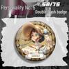 Identity V Little Girl Anime Badge with Silver Glitter Guts Joseph Pendant