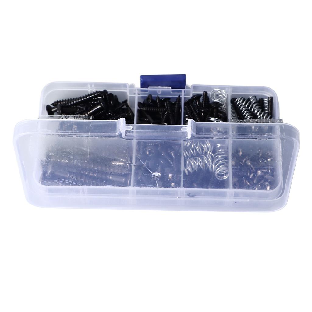 Gitarrenschrauben-Set Brückenschraube Federsortiment Metallinstrumentenzubehör für Reparatur Wartung