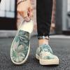 Fashion Slides Eva Rubber Male Slipper Mules Canvas Men's Shoe Half Low Price Mascullino High Quality Fashion 2025 Original Y2k Style