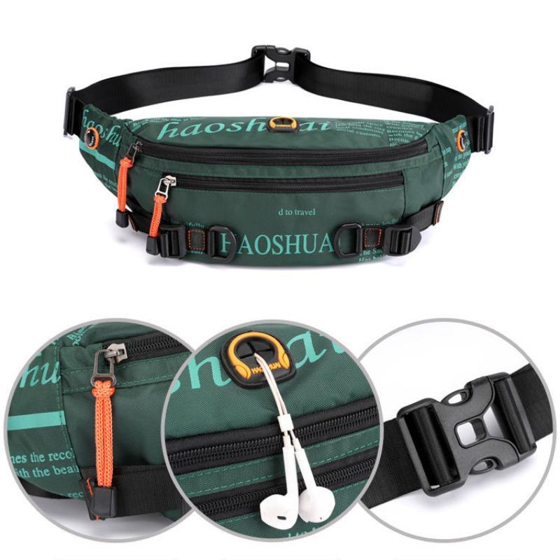 Borsa da petto estiva impermeabile da uomo Borsa sportiva da cintura Borsa da donna per cellulare Borsa a tracolla trendy per il tempo libero all'aperto Borsa mimetica