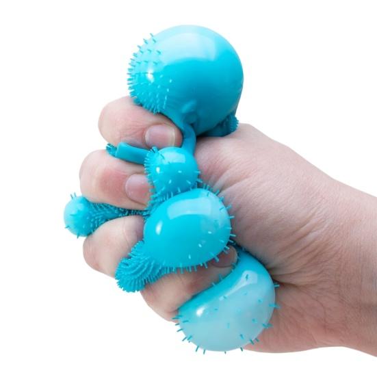Mini Fuzz Cat Squeeze Toy Stress Relief Fuzzy Ball Fidget Toy Focus Aid Relaxation Anxiety Relieving Office Desk Toy