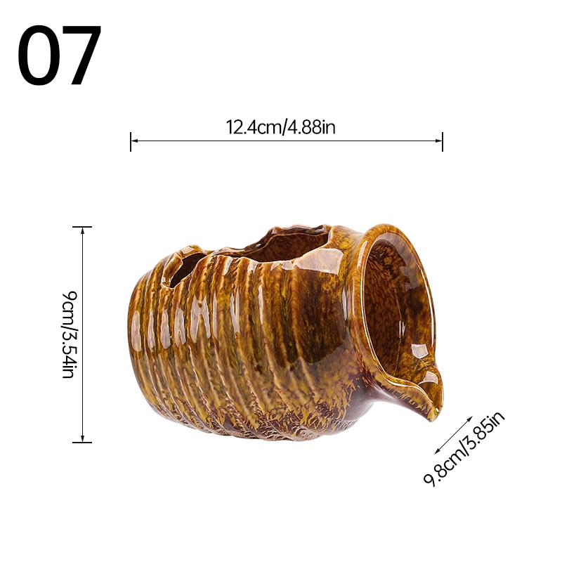 

Циркулирующая вода Глиняный горшок Водопад Кувшин Фонтан для двора Аквариум Декор для внутреннего сада Керамический кувшин Уличное украшение Пейзаж