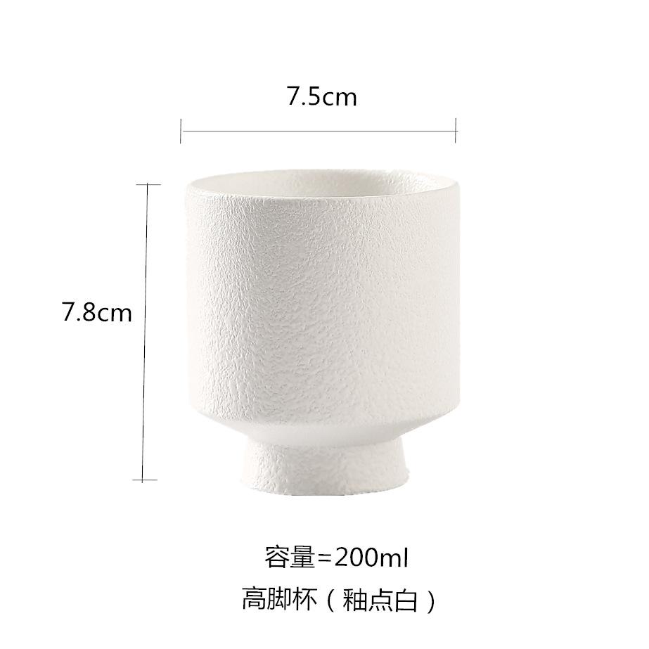Japanese Style Tall Tea Cup Ceramic Cups Coffee Mugs Household Water Cup Drinkware Kung Fu Teacup Teaware Gift 2025 New