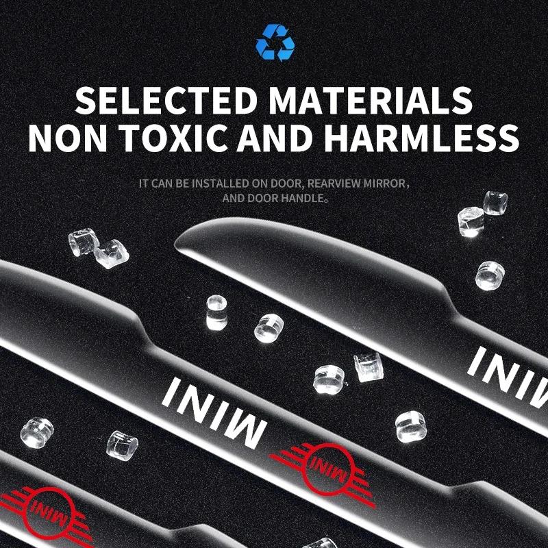 4PCS Car Door Edge Guards Anti-Scratch Protector For Mini Cooper JCW Works Hatch F54 F55 F56 F57 F60 R50 R52 R53 R55 R56 R57 Gzpxv22