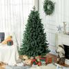 180cm Artificial Christmas Tree with 1061 Branches and Metal Base, Green