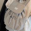 Korean Nylon Canvas Backpack Women's Fashionable Letter Casual Large-capacity Mountain Climbing Bag