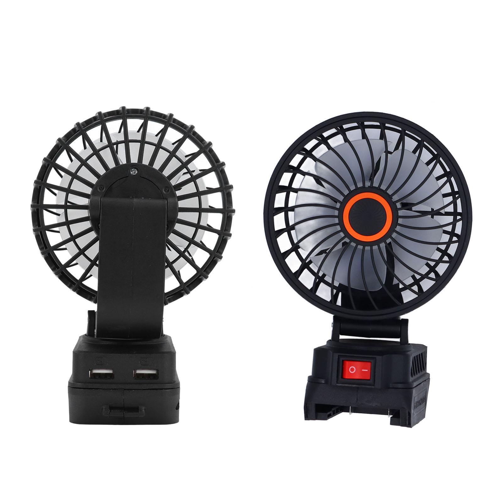 

Camping Fan 4 Inch Multifunctional Lithium Battery Operated Portable Outdoor Fan for Dartek 20V