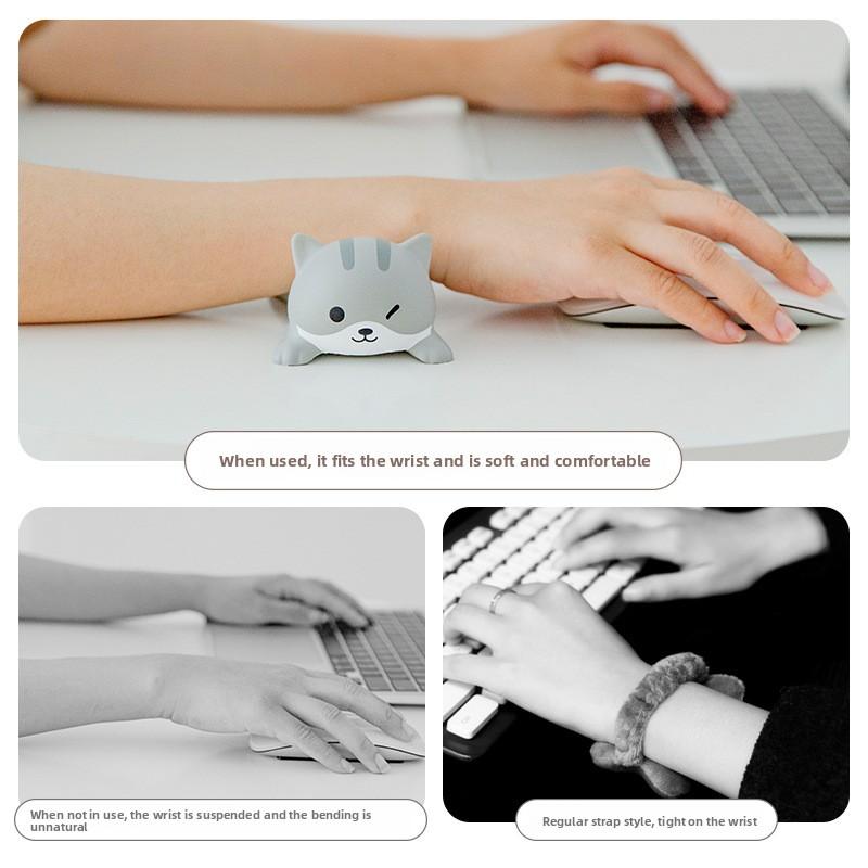 Unzip Mouse Pad Wrist Pad Girls Wrist Pad Cute Cartoon Office Desktop Pad Wrist Pad Hand Pad Hand Pillow
