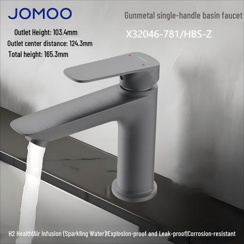 Jomoo Gunmetal Grey Single Handle Basin Faucet