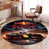 Racing Printed Round Rug Carpet Chair Rug Area Rug Entryway Doormats,for Office Chair Living Room Bedroom Kitchen Room.