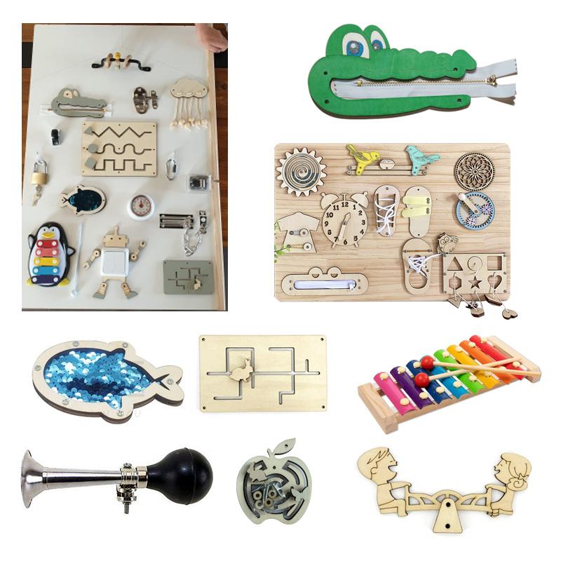 Self-Assembly First-Class Montessori Premium-Quality Busy Premium-Quality Board Play Sets For Superior-Grade Children Superior-Grade Sensory