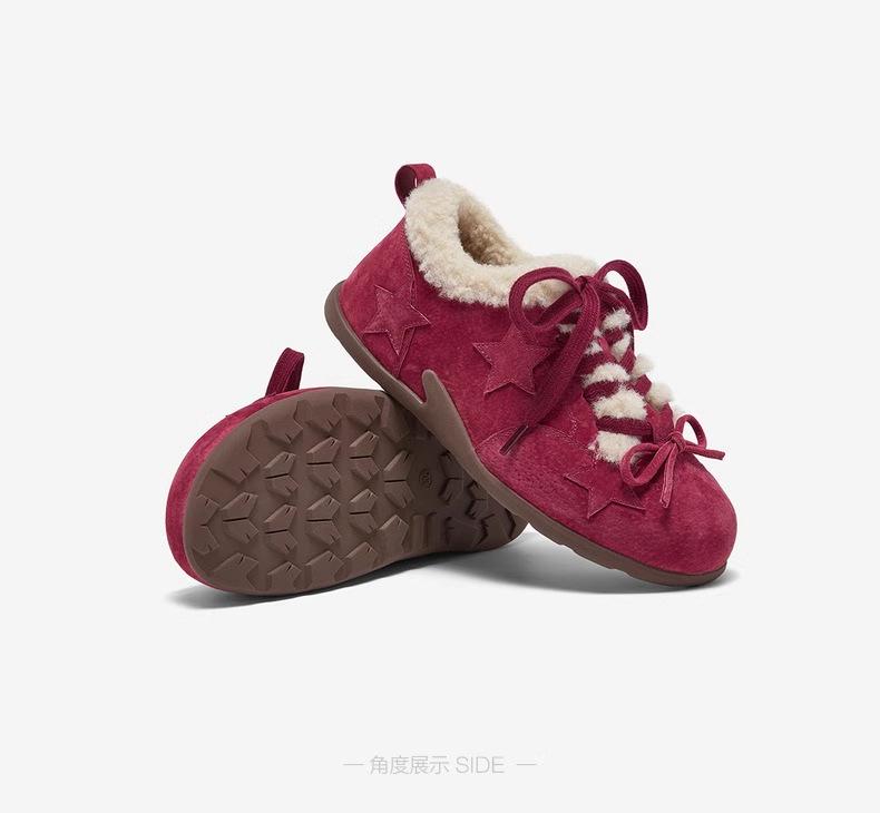 

25 зима нові оксамитові моральні тренувальні туфлі теплі кеди бавовняні туфлі Мао Мао спортивні повсякденні жіночі туфлі 40 бордовий