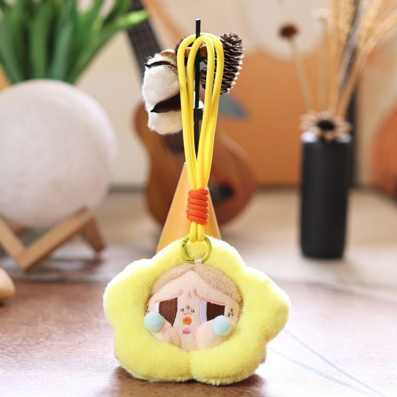 Flower Crybaby Plush Toy Cute Soft Fill Doll Backpack Pendant Keychain Kid Gift