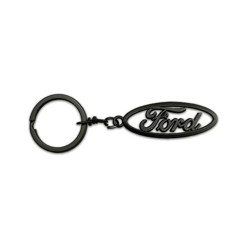 

New 2026 Car Sticker For Ford Car Key Rings Buckle Keychain Pendent for Mondeo Fusion Focus Fiesta Kuga Edge Transit Ecosport Ke чёрный