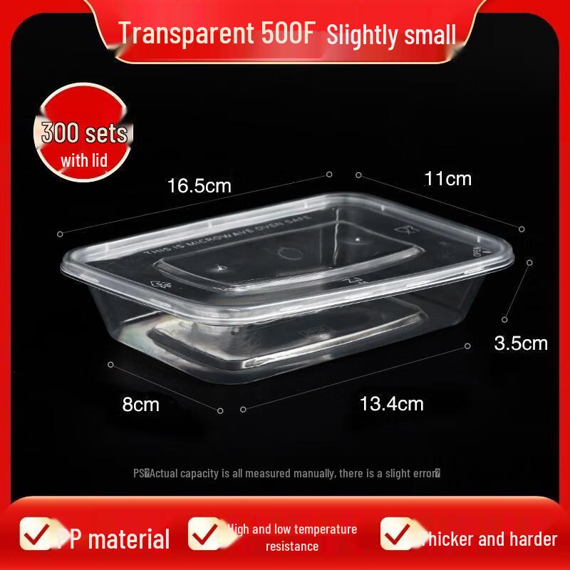 HANDUNYOU Disposable Rectangular Food Containers