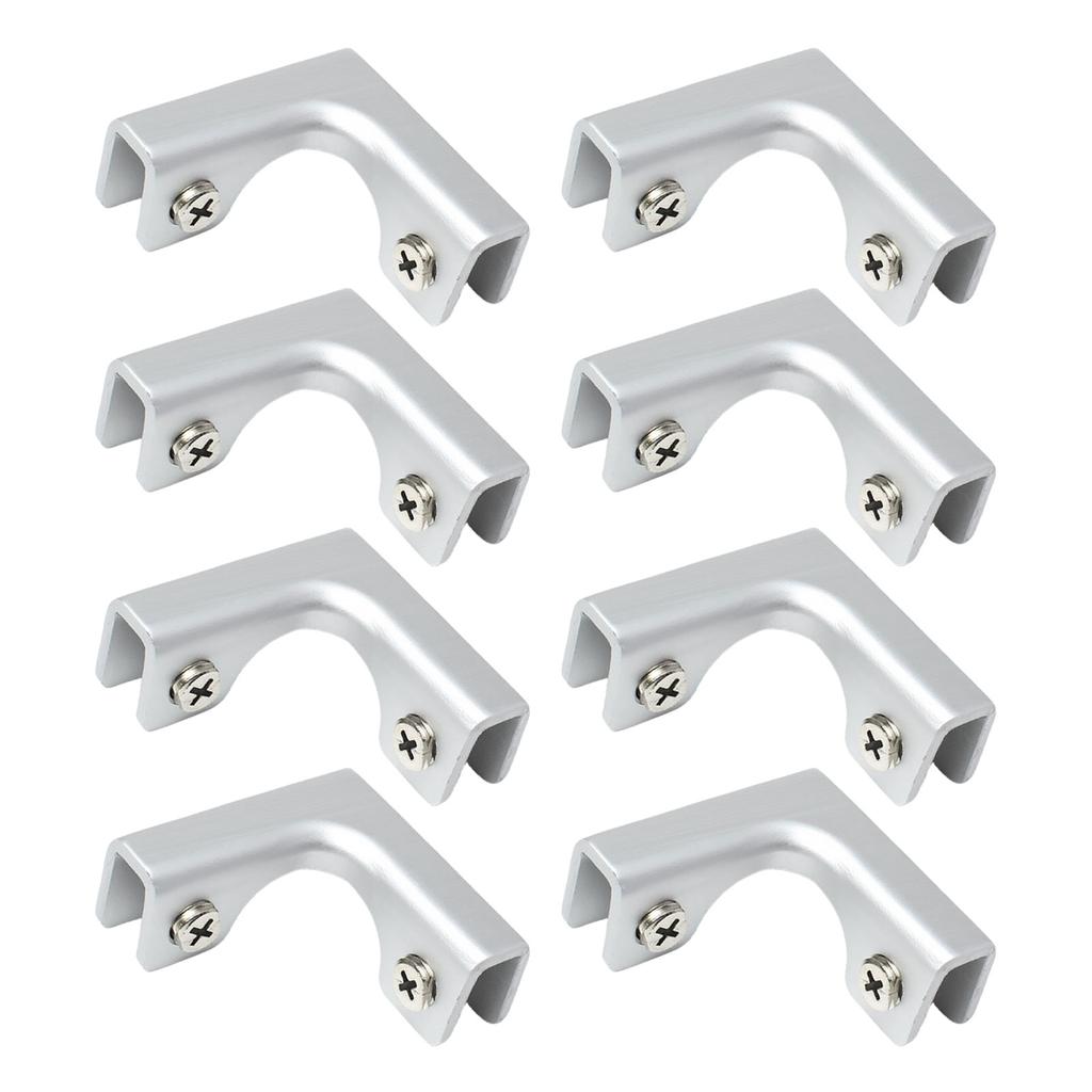 8pcs Tile Connector Clips Aluminum Corner Tile Joining Clip for Easy & Secure Tile Installation in Kitchens & Bathroom