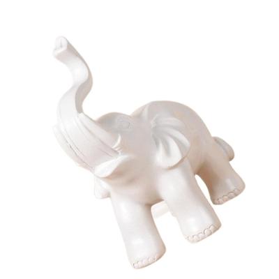 Resin Elephant Sculpture Handcrafted Home Decors for Living Room Office Desk