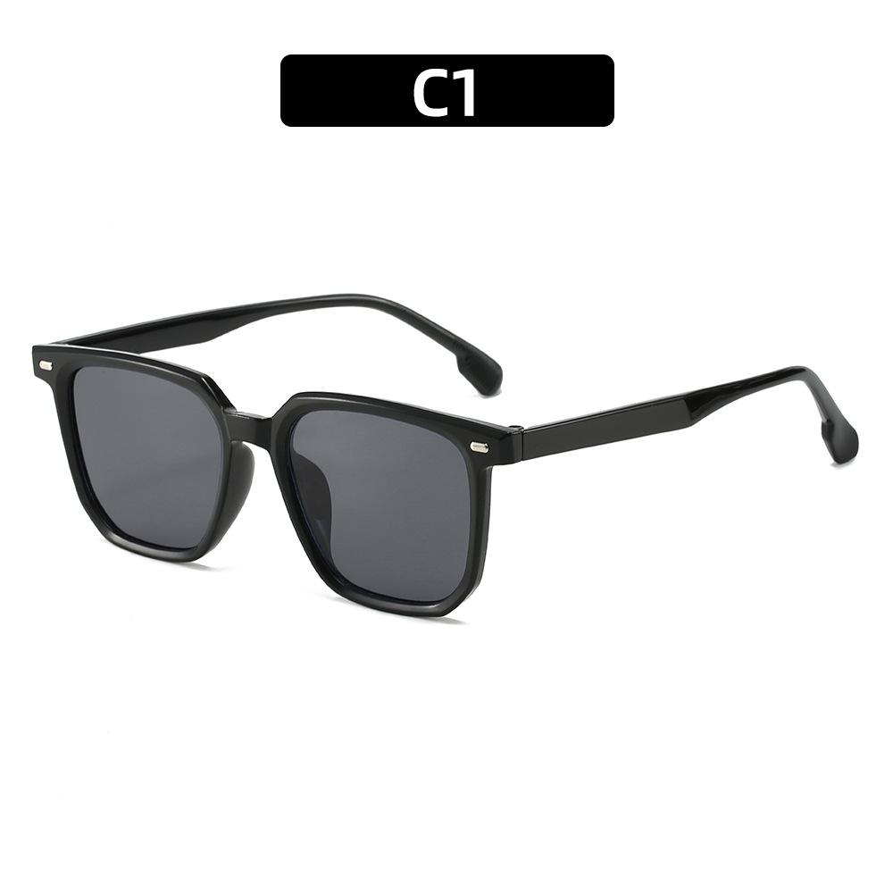 Fashion Square Vintage Sunglasses Men Women Brand Designer Mirror Sun Glasses Trendy Outdoor Driving Retro