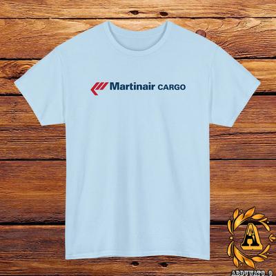 Martinair Cargo Airlines Logo T-Shirt Black/Grey/White/Navy/Red/Light Blue S-5XL