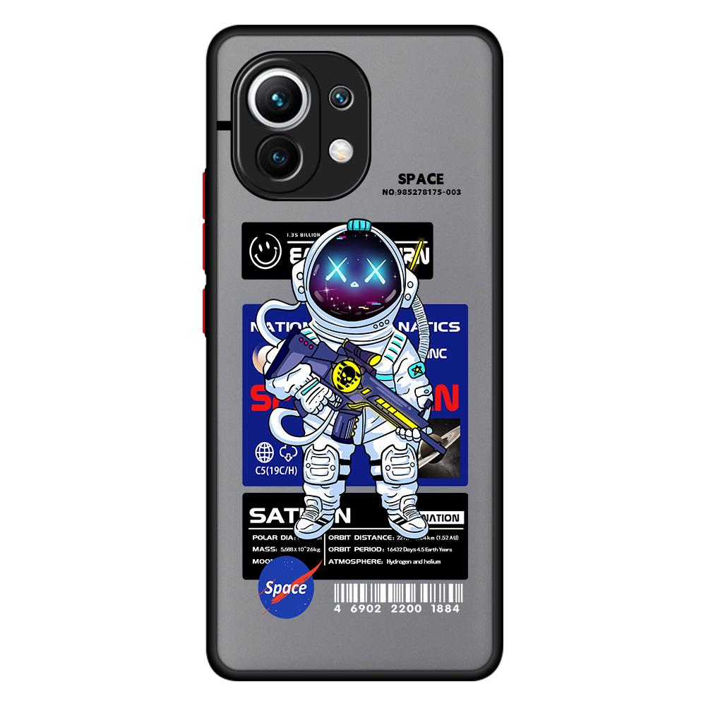 

Матовый чехол для Xiaomi Mi Poco X3 NFC 11T Pro M3 F3 11 Lite 5G NE 12 10T 9T F1 Note 10 Funda Phone Cover Fashion Cool Astronaut Redmi Note 10 5G