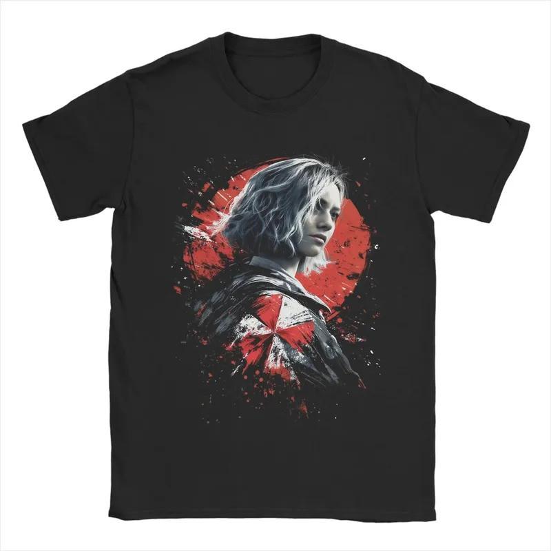 Resident Evil 9 Grace  Leon Graphic 100Cotton unisex Shirt Clothing Unisex Short Sleeve Y2k ONeck Streetwear Oversized TShirt M