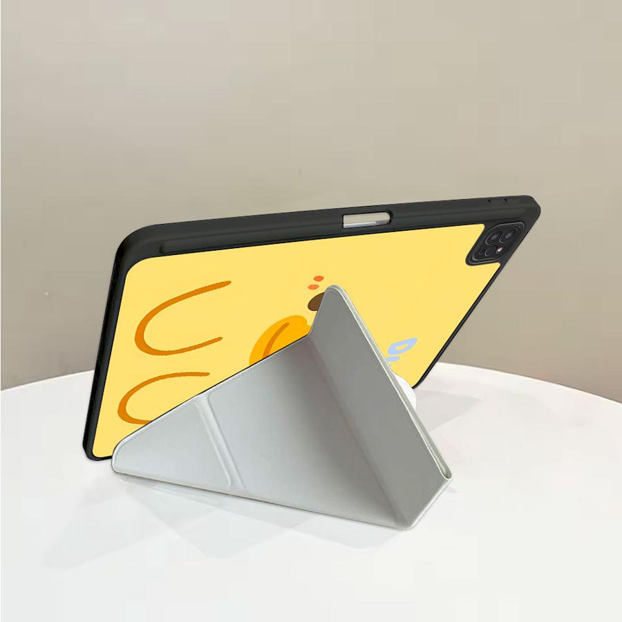 Holder Cover Tablet Case For iPad Air 4 5 M3 M2 1 2 M4 11inch Mini 6 7 Pro 2025 Pro 11th 10th 9th 8th 7th 12.9inch Yellow