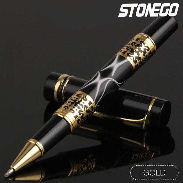 Luxurious Metal Gel Ballpoint Pen for Office Use High-Quality Signature Pen Perfect Gift for Students and Professionals