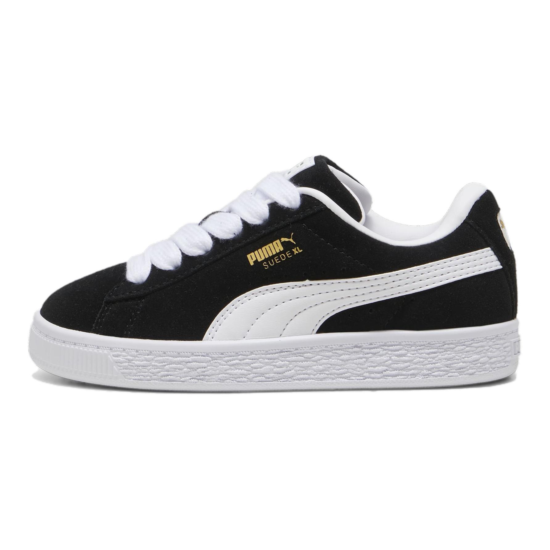 (PS) PUMA Suede XL Black White Kids 396578-02 EU 28