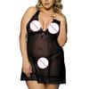 2PCS Women Bee Babydoll Negligee Sexy Lingerie Lace Plus Size Nightwea Underwear