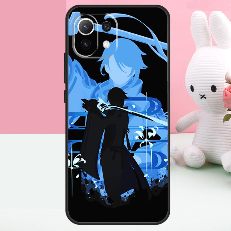 Genshin Impact Kamisato Ayato Case For Xiaomi 17 Pro Max 14 15 Ultra 13T 14T 15T POCO X7 Pro X5 X6 F5 F6 F7 F8 Ultra Funda