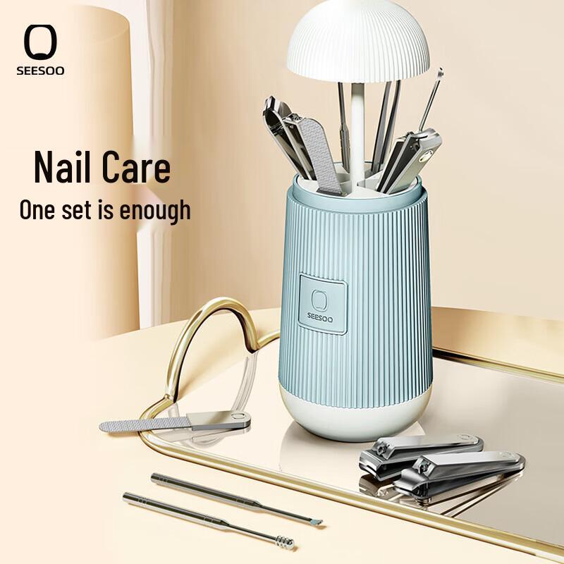 Seesoo 6-Piece Portable Nail Clipper Set