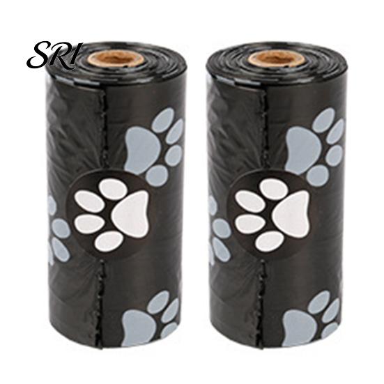 Eco-friendly Pet Poop Bags 30Pcs Waste Biodegradable Dog Tear-off Cute Scented Strong Load-bearing for Odor Control Leak-proof Disposal Pattern F