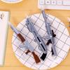 Creative Personality Stationery: Realistic Weapon-Shaped Utility Knife & Ballpoint Pens for Students