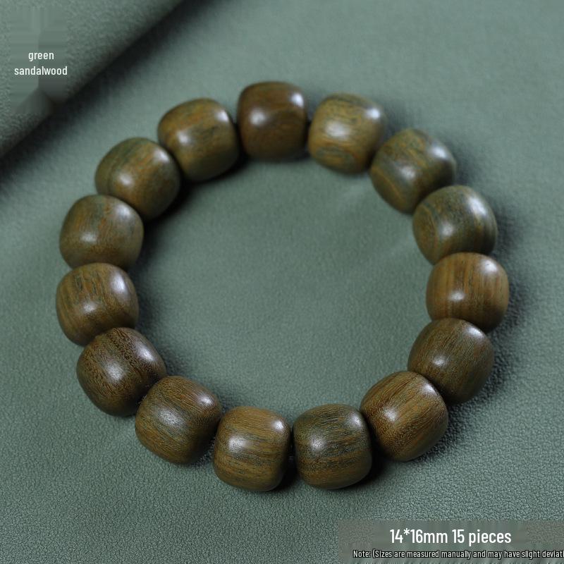 Temple Sandalwood Multi-Treasure Buddhist Rosary Beads Bracelet - Wenge Accessories Gift