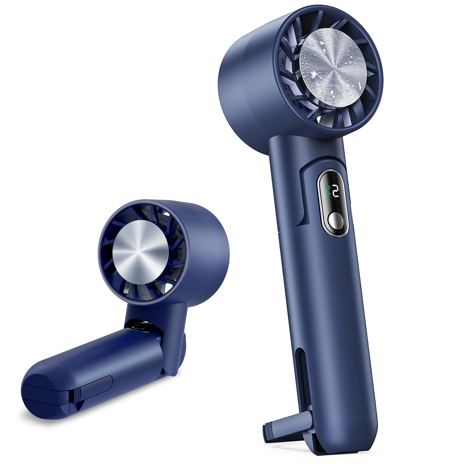 

New Design with Cooling Portable Handheld Fan with Rapid 5000mAh Large Mobile Handheld Tabletop Neck USB 5 Wind Strong Mini High Strap LED Heatstroke