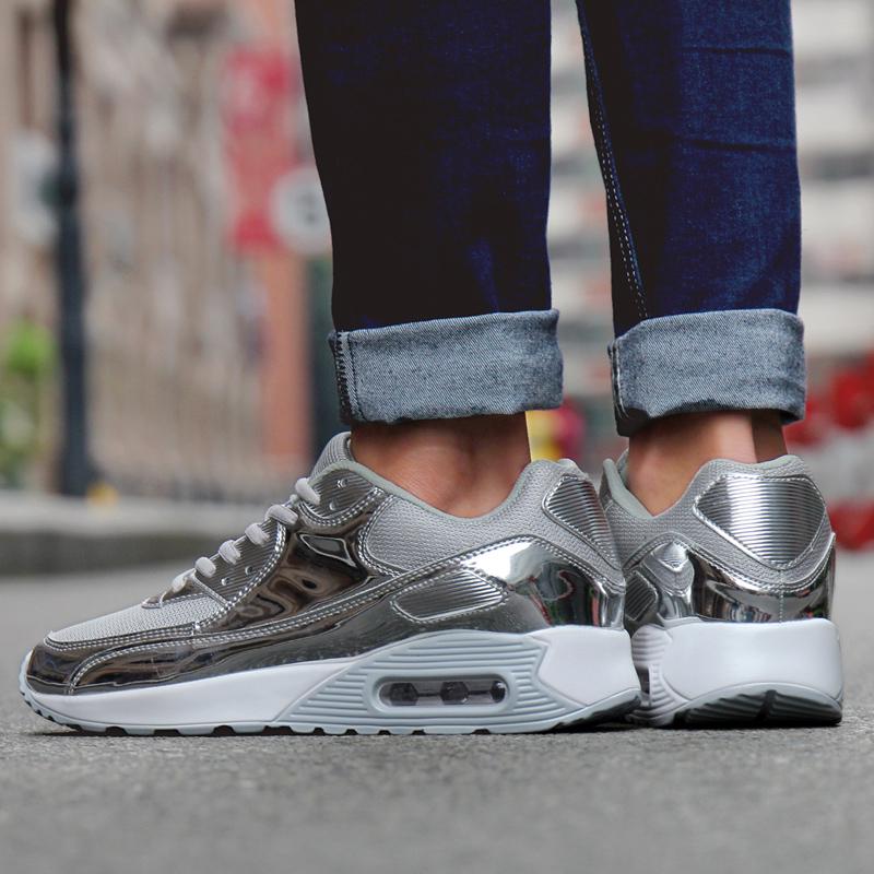 Men's Air Cushion Maximum Mesh Fly Woven Sports Shoes Men and Women Breathable Running Shoes Couple Shoes