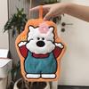 Cute Cartoon Bear Hand Towel Coral Fleece Quick-drying Wipe Cloth Absorbent Home Decor Kitchen Cleaning Rag